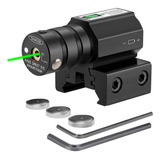 Mira Laser Verde Compacta Com 20mm 11mm Picatinny Trilho