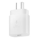 Cargador Adaptador Samsung 25w Sin Cable (carga Rapida) Blanco