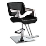 Silla Sillón Peluquería Peluquero Hidráulico Amalfi Negro