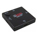 Splitter Hdmi 3x1 Activo 3d Fullhd 1080 Selector De Pantalla