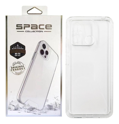 Capa Space Clean Anti Impacto Acrílica - Todos Modelos 