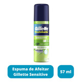 Espuma De Afeitar Gillette Prestobarba Sensitive 57 Ml
