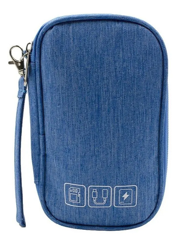Mini Mochila Bolsa Almacenamiento Portatil Viaje Cables