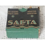 Antigua Caja De Broches Saeta