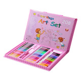 Dibujo Para Niños Lápiz De Colores Acuarelas 208pcs/box