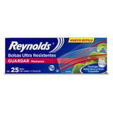 Reynolds Bolsa Hermética Doble Cierre Mediana 25 Unid