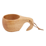 Vaso De Madera Para Acampar, Estilo Nórdico, Madera Pulida A