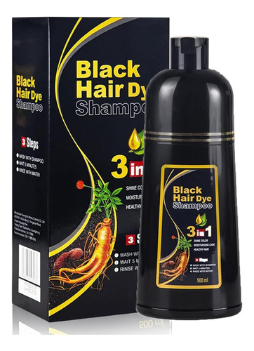 Meidu Shampoo Con Tinte | Hair Dye | Champu Color Negro