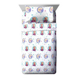 Juego De Sábanas Gemelas Disney Frozen Swirl  Ropa De ...