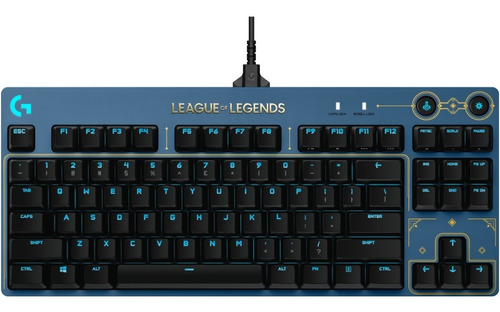 Teclado Mecanico Logitech G Pro Tkl Lightsync Edicion Lol *