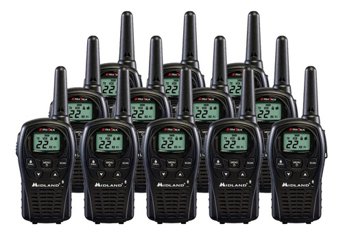 Midland Radios Bidireccionales Lxt500vp3 Frs - Paquete De 12