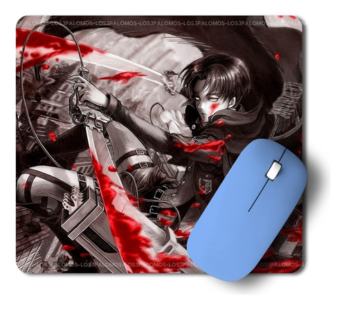 Mouse Pad - Attack On Titan Levi - L3p - 21 X 19cm- Anime