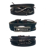 Atacado 80 Pulseiras Masculina Feminina Gospel Ajustável