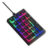 Teclado Y Teclado Rgb Switches Pudding Keys Black K10 Con Ca