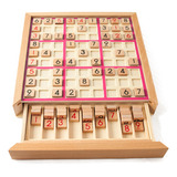 Cajón De Madera Para Sudoku Con Juguetes Math Brain
