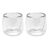 Set 2 Vasos Espresso 90ml Glasso