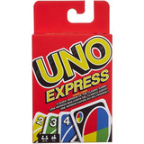 Uno Express - Juego De Cartas - Juego De Mesa - Mattel