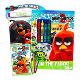 Angry Birds Coloringsuper Set ~ 3 Pack Coloring And Activity