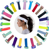 Vinchas Para Cabello Banda Deportiva 24pz Colores A Elegir