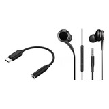 Auriculares Akg + Adaptador Miniplug Tipo C