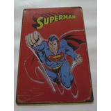 Poster Anuncio Cartel Placa Superman Comic Decoracion Casa 