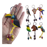 Paq X6 Llaveros Animales Souvenir Colombiano Artesanal