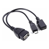 Adaptador Cable Micro Usb 2 En 1 Cable Otg