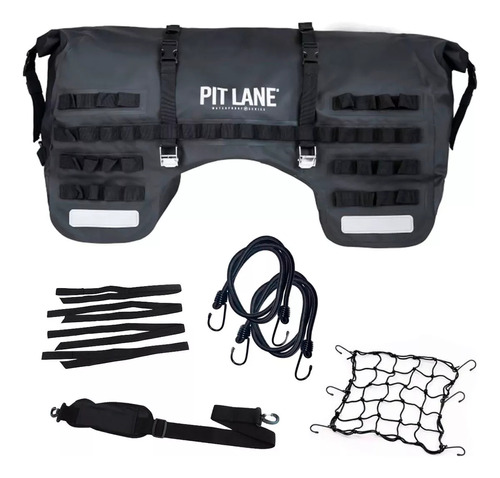 Bolso Trasero Moto Cargo Viaje Universal 65 L Pit Lane Plan