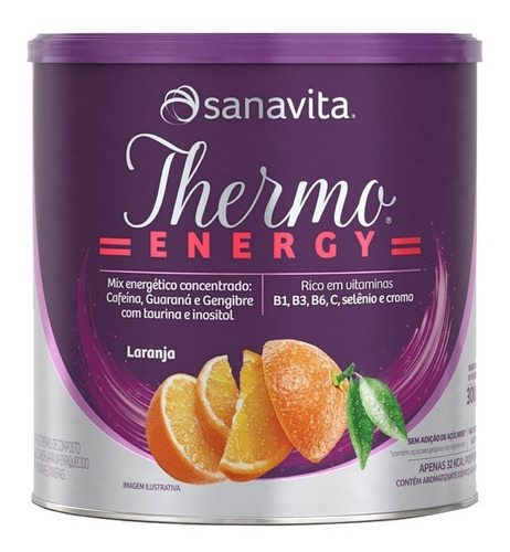 Thermo Energy Termogênico - Sanavita - Laranja - 300g