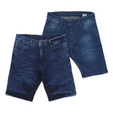  Paquete De 2 Bermudas De Mezclilla Slim Short Para Hombre