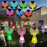 Luces Solares Decorativas Navideñas Con Forma De Ángel, 4 Pi