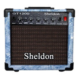 Amplificador Sheldon Gt1200 Transistor Para Guitarra De 15w Cor Jeans