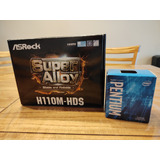 Procesador Intel Pentium G4560 + Mother 1151 Asrock H110m