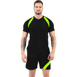 Roupa Masculina Conjunto Bicolor Treino Academia Musculação