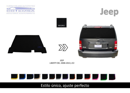 Cubre Cajuela Aut. Jeep Liberty Del 2008 Al 2013, Jc2