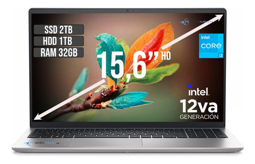 Dell Inspiron Intel Core I3 1215u Ssd 2tb + Hdd1tb Ram 32gb