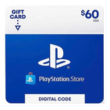 Tarjeta Psn Gift Card 60 Usd - Playstation - Solo Eeuu