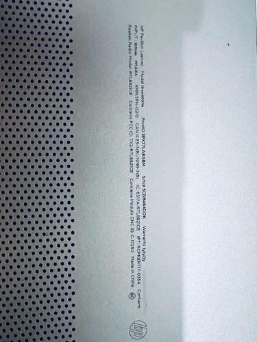 Computadora Hp Pavillion Model 15-cw0007la