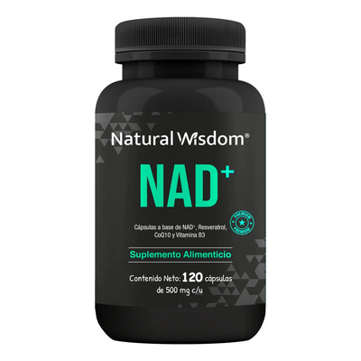 Nad+ Resveratrol Coq10 B3 Arándano | 120 caps | Apoyo al Bienestar Celular y Rutina Diaria | Apoyo Antioxidante | Apoyo al bienestar cognitivo | MercadoLibre