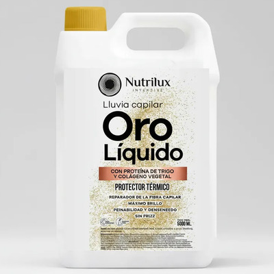 Oro Liquido Luxury X 5 Lts Brillo Suavidad Protector Térmico