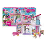 Barbie - Casa Malibu - Amueblada Y Accesorios - Mattel - 