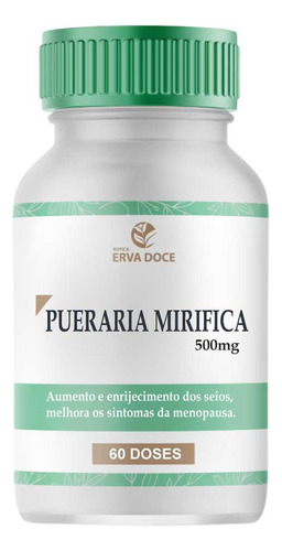 Pueraria Mirifica 500mg 60 Cápsulas