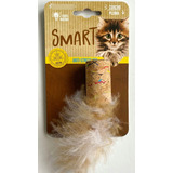 Juguete Gatos Corcho C/ Plumas Cancat Persa Siames 40% Off!!