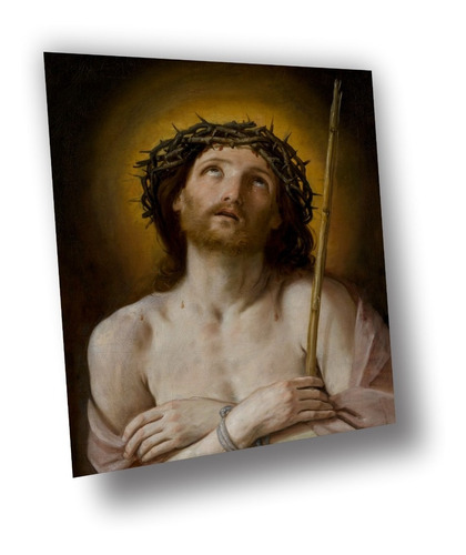 Lienzo Canvas Arte Sacro Guido Reni Rostro De Cristo 100x76