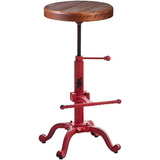 Topower Industrial Retro Vintage Farm Wooden Tractor Stool K