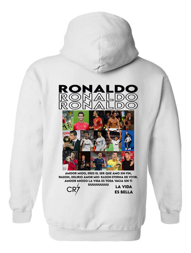 Sudadera Cristiano Ronaldo Cr7 Amor Mio Goat 