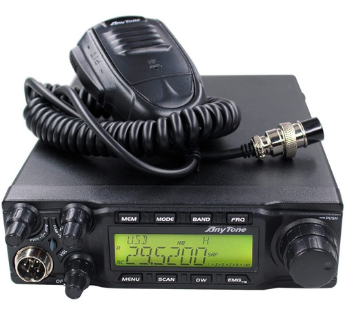 Base Movil Anytone 6666  Am/fm/ssb 10 Metros  65w Tripower