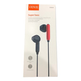 Audífonos In-ear Super Bass, Vidvie, Hs658, Color Rojo