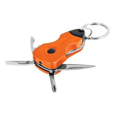 Multiherramienta + Led Tipo Llavero 6 Funciones Truper 13336 Color Naranja | MercadoLibre