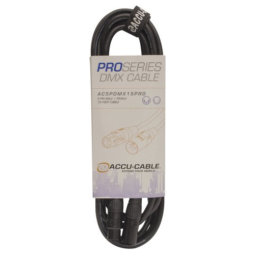 American Dj Ac5pdmx15 5 Pin 15 Ft Pro Dmx Cable
